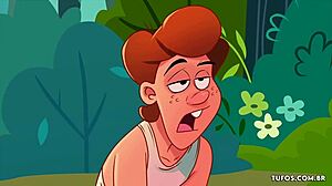 Anal Proibido After Pissing Behind the Bush in Wild Encounter