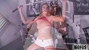 workout turns into anal assfucking with shae snow