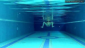 Lady Dee Cute Shy Czech Teen 18+ Swimming Underwater In Pool With Juicy Tight Body.