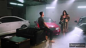 professional baddie alina lopez bent over and spanked hard