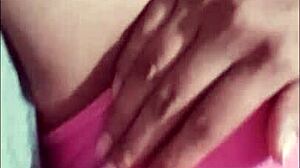 Horny cousin records her masturbation and sends it to me