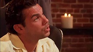 Stacey Saran asks, 'Ready for a threeway?' as she teaches Tracy Venus anal and cumshot skills