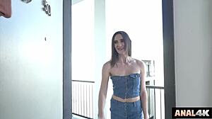 Sofi Adam Reacts to Leaking Anal Creampie