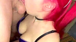 cute teen gets facefucked, rims balls, and drinks sperm
