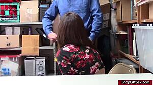 LP OFFICER SEDUCED BY SLUT SHOPLIFTER NOW!