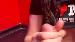 Wifey Sucks Dick in Real Public Sex Shop, So Wild!