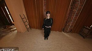 Skinny Teen Furiosa Sucks Monster Cock In Vr