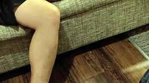 Wife seduced into foreplay and then sex