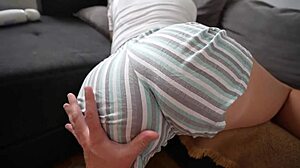 Caught step sister masturbating and fucked her as punishment bent over