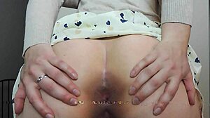 Ashley Alban Feels Intense Pleasure in Softcore Anal POV Fingering and Masturbation