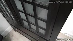 teen blonde tries first blowjob in car