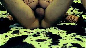 She said, 'Let's make our own sexy home videos in stockings.'