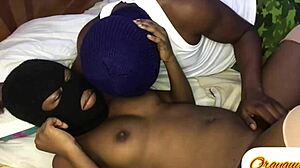 Slutty maid fucks two BBC in 3way! 🔥