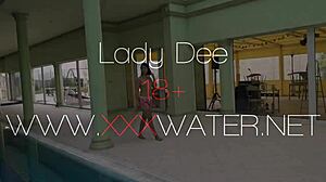 Lady Dee Cute Shy Czech Teen 18+ Swimming Underwater In Pool With Juicy Tight Body.