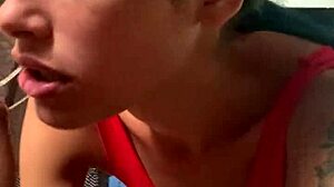 My Latin Girlfriend Sucking My Cock