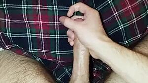 pre new 6 masturbation and cum on bed