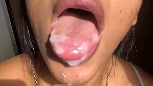 big booty brunette gets what she wants when she meets her stepbrother -amateur couple- nysdel 😈