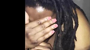 Fat amateur submissive deepthroats and swallows cum