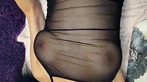 Homemade Couple In Stockings And Lingerie