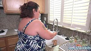 Chubby Mature Wife Lacy Bangs NEEDS FAT BUTT FILLED!