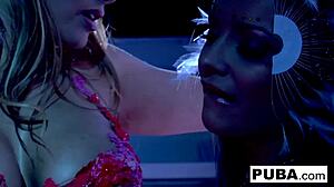 Busty Nikka Obeys Shyla Stylez In Erotic Lesbian Girl On Girl Sex