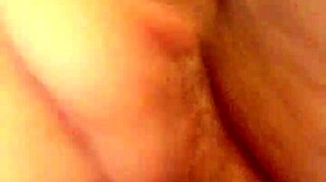 Rubbing my hairy pussy again 😍