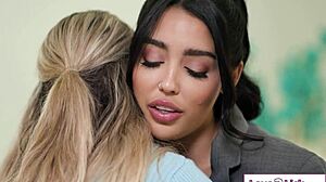 Big tits blonde rims petite Latina lawyer in hot 69