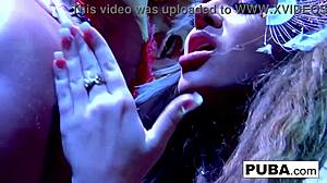 Busty Nikka Obeys Shyla Stylez In Erotic Lesbian Girl On Girl Sex