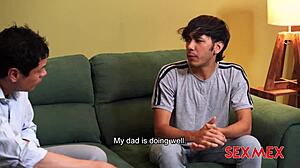 sexy latina wife gaby veracruz gives blowjob and quickie fucking