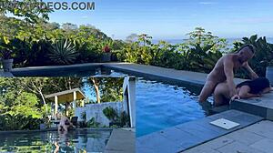 Outdoor Anal and Blowjob Fun in Costa Rica with Friend