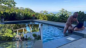 Outdoor Anal and Blowjob Fun in Costa Rica with Friend