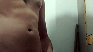 Why is this young skinny girl undressing for masturbation with a monster cock?