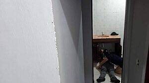 Wife Cheating With Brazilian Plumber In Bareback Homemade Fucking