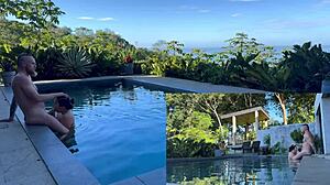 Outdoor Anal and Blowjob Fun in Costa Rica with Friend