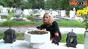 Hot widow gets her ass nailed hard with deepthroat and cumshot