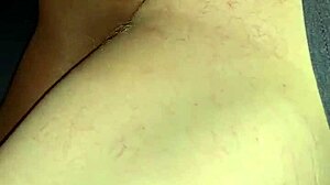 Ebony beauty sucks monster cock with big ass bouncing