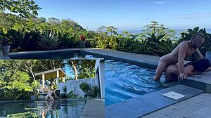 Outdoor Anal and Blowjob Fun in Costa Rica with Friend