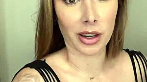 paige in fishnets takes big black dildo