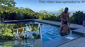 Outdoor Anal and Blowjob Fun in Costa Rica with Friend