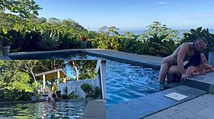 Outdoor Anal and Blowjob Fun in Costa Rica with Friend