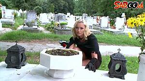 Hot widow gets her ass nailed hard with deepthroat and cumshot