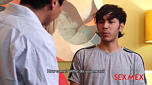 sexy latina wife gaby veracruz gives blowjob and quickie fucking