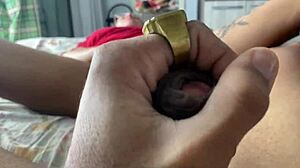 sol's feet get sucked, licked, leading to squirting orgasm