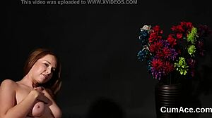 The sexy idol receives a CUMSHOT on her face and SWALLOWS all the spunk