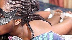 1H Handcuff Facefuck For Elvie Slutty - Part 3: Big Ass Horny Whore Homemade African Ebony Ass.