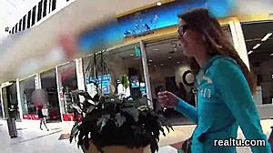 Stunning Czech Chick Seduced In Hypermarket