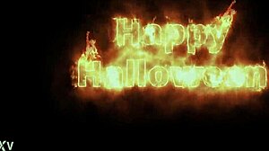 Maggie's huge tits for Halloween