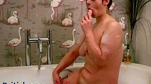 British Teen 18+ Gets Naughty In Bath With Toys, Dildo, Alternative Orgasm, Bathroom Fetish, Beautiful Slut.