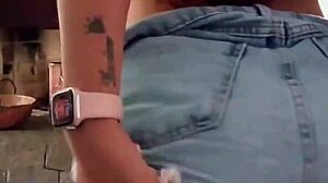 Petite redhead Latina gives a sloppy deepthroat blowjob after her casting in POV style.