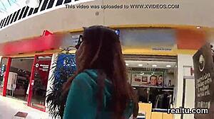 Stunning Czech Chick Seduced In Hypermarket